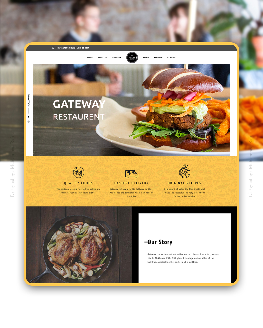 rafnas.in Gateway KSA Restaurant Coffee Roastery web Designer Developer
